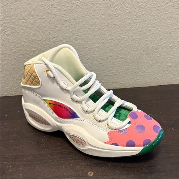 NEW Reebok Question Mid Hasbro Candy Land Basketball Shoes M7/W8.5 - Picture 7 of 15